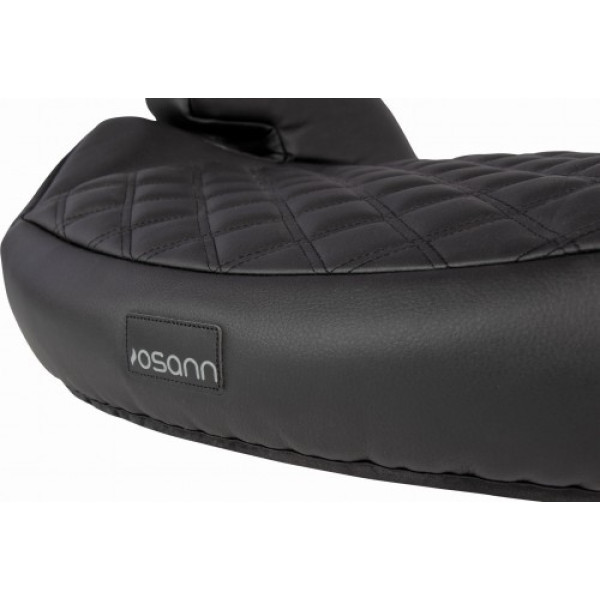 Автокресло-бустер Osann Junior Isofix с ремнем Gurtfix - Black Leather