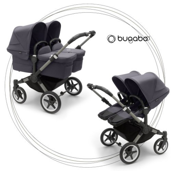 Коляска 2в1 для двойни Bugaboo Donkey 5 Twin