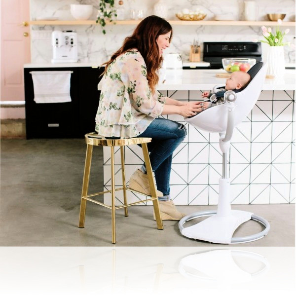 Стільчик Bloom Fresco Chrome White