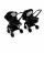 Коляска Greentom 2в1 шасі Black