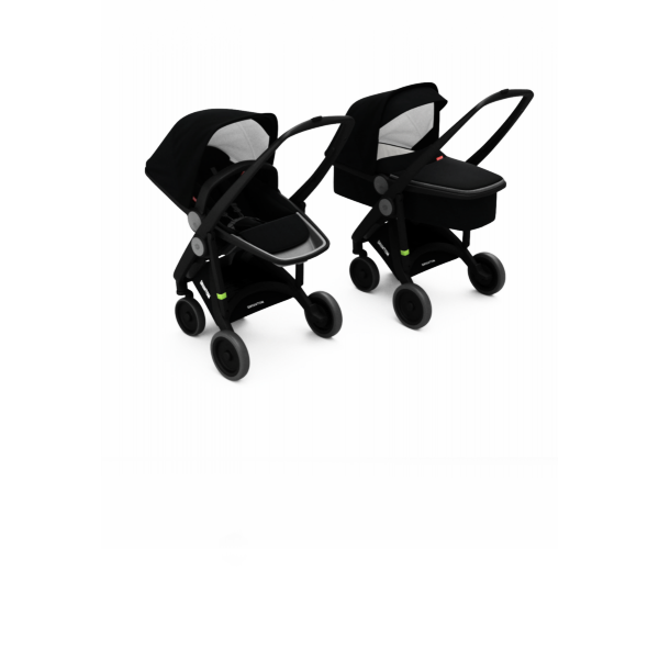 Коляска Greentom 2в1 шасі Black