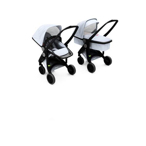 Коляска Greentom 2в1 шасі Black
