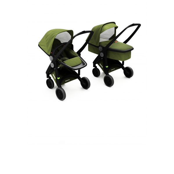 Коляска Greentom 2в1 шасі Black