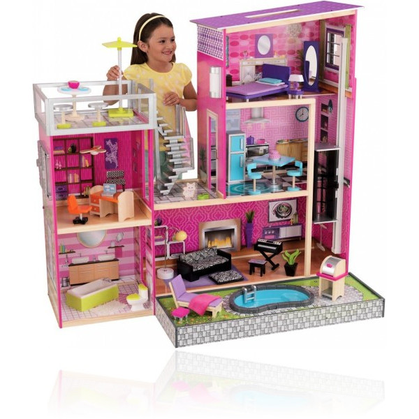 Ляльковий будиночок KidKraft Luxurious Uptown Residence with Pool of light and sound 65833