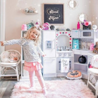 Дитяча кутова, велика кухня зі світлом і звуком KidKraft 53386