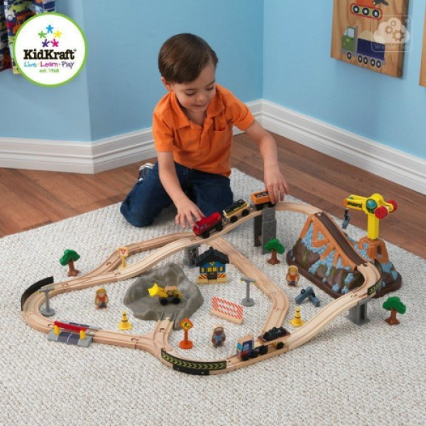 Железная дорога KidKraft Bucket Top Construction 17805
