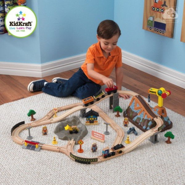 Железная дорога KidKraft Bucket Top Construction 17805