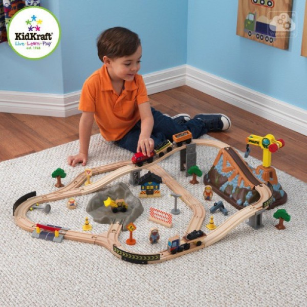 Железная дорога KidKraft Bucket Top Construction 17805