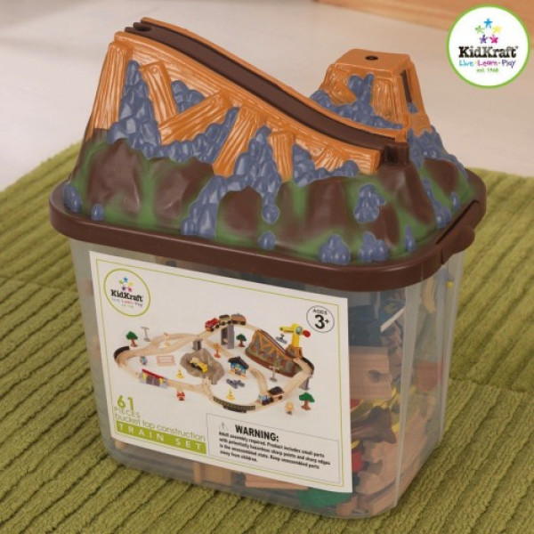 Железная дорога KidKraft Bucket Top Construction 17805