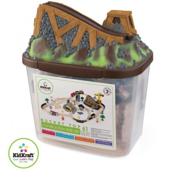Железная дорога KidKraft Bucket Top Construction 17805