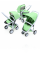 Коляска 3в1 Greentom шасі Gray