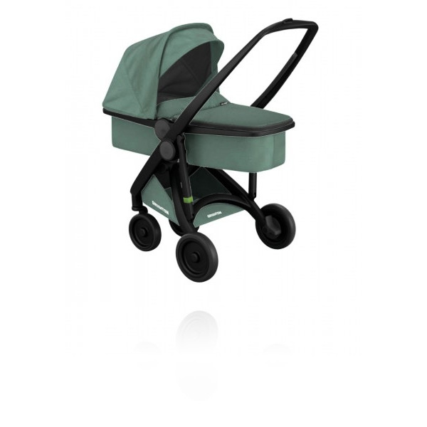 Коляска Greentom Upp Carrycot шасі Black
