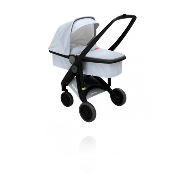 Коляска Greentom Upp Carrycot шасі Black