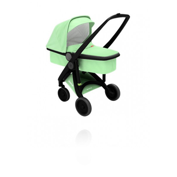 Коляска Greentom Upp Carrycot шасі Black