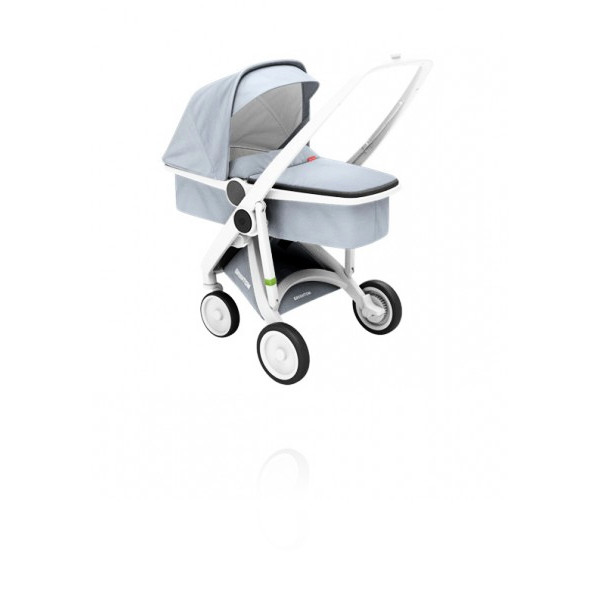 Коляска Greentom Upp Carrycot шасі White