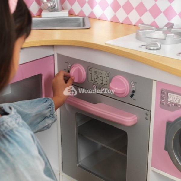 Дитяча кухня KidKraft Велика кутова кухня Гурман Gourmet 53185