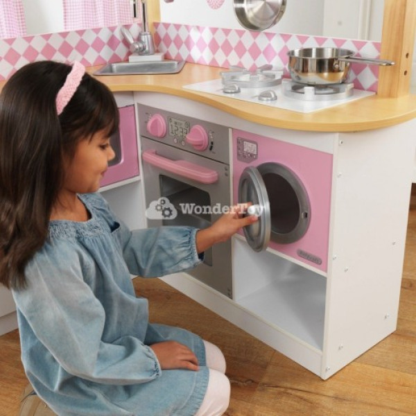 Дитяча кухня KidKraft Велика кутова кухня Гурман Gourmet 53185