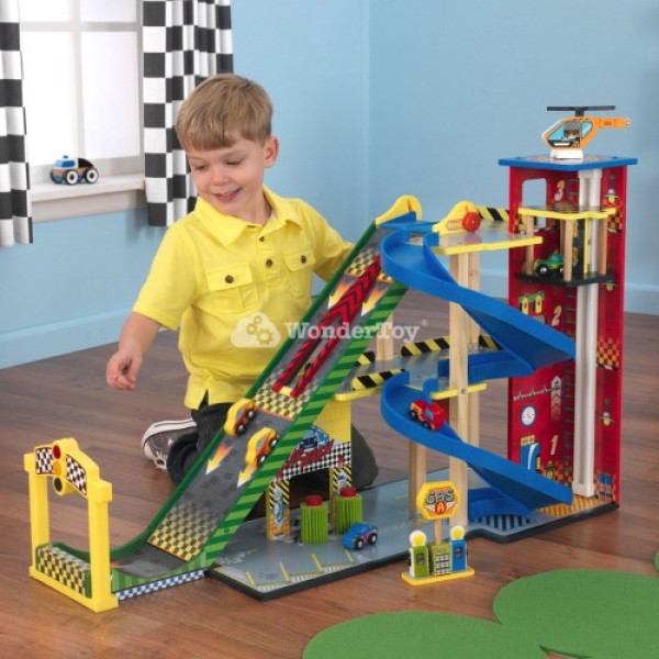 Дерев'яний автотрек Мега Рампа Kidkraft 63267