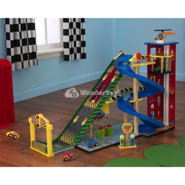 Дерев'яний автотрек Мега Рампа Kidkraft 63267