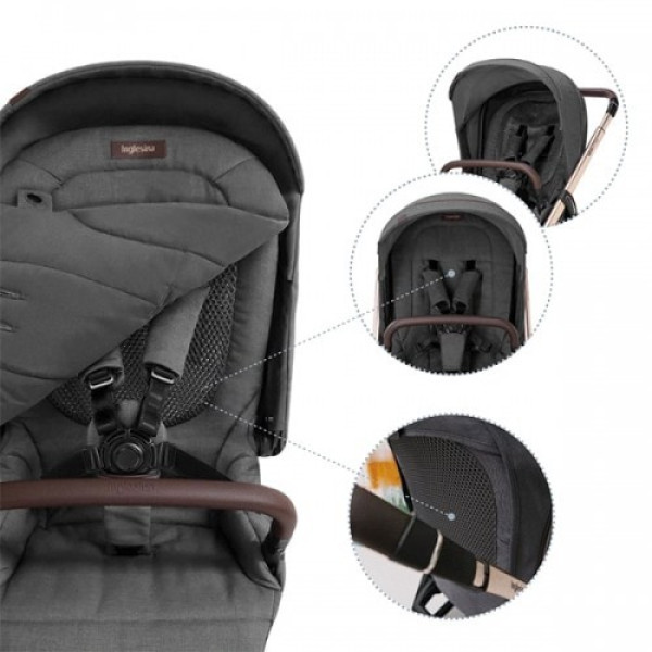Inglesina прогулянкова коляска ELECTA + дощовик і чохол на ноги