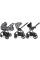 Коляска 2в1 Espiro Next Up GEL шасси Black
