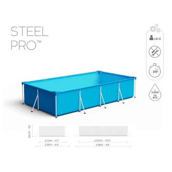 Каркасный бассейн Bestway 300x201x66cm 56404