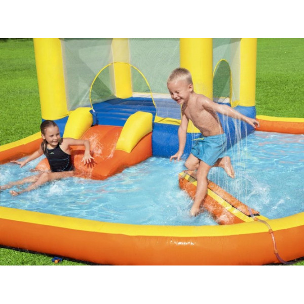 Надувной игровой комплекс Батут. Бассейн. Bestway 365x340x152см 53381