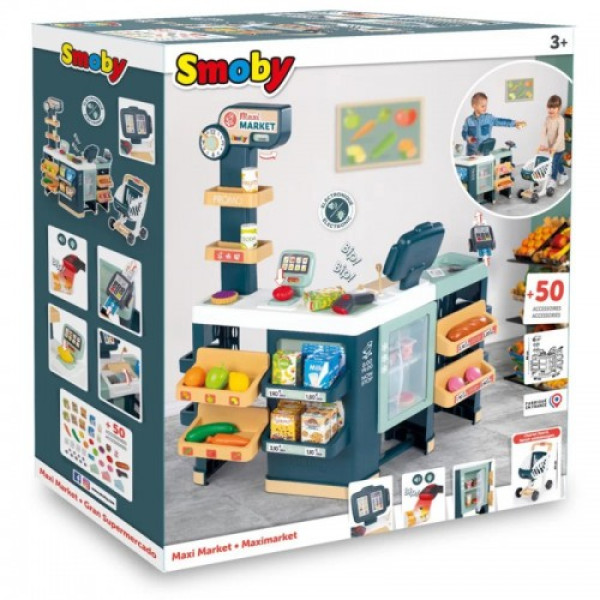 Дитячий ігровий супермаркет з електронною касою Smoby