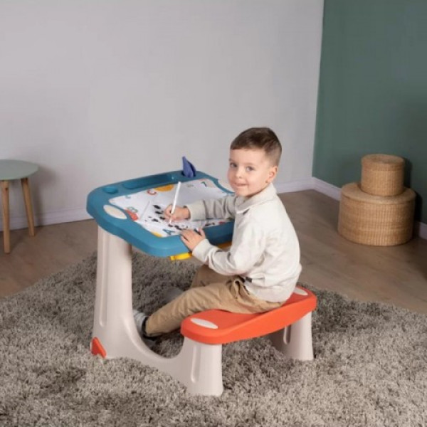 Парта с доской для рисования Smoby