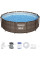 Каркасний басейн Bestway 366x100 см 9в1 56709 Ротанг