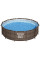 Каркасний басейн Bestway 366x100 см 9в1 56709 Ротанг