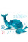 Ночник с проектором Cloud b Tranquil Whale
