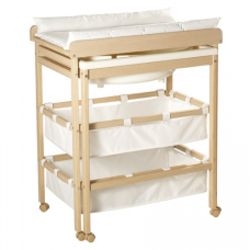 Ванночка с раздвижным пеленальным столиком на колесах Roba