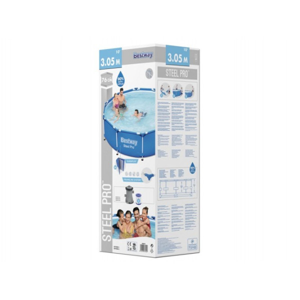 Каркасний басейн Bestway 305cm x 76cm 8w1 56679