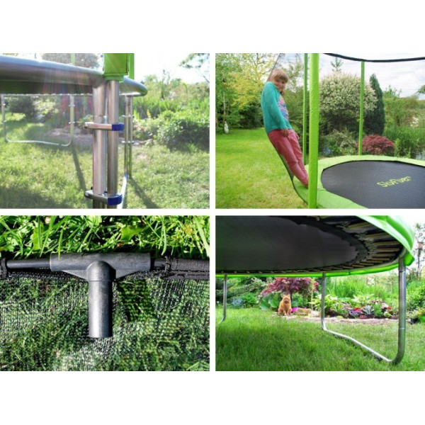 Батут садовый SKYFLYER RING 2в1 244см 8FT TR0028