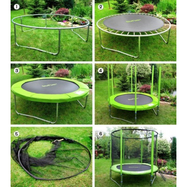 Батут садовый SKYFLYER RING 2в1 244см 8FT TR0028