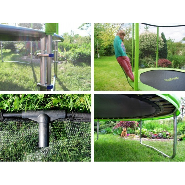 Батут садовый SKYFLYER RING 2в1 366см 12FT TR0030
