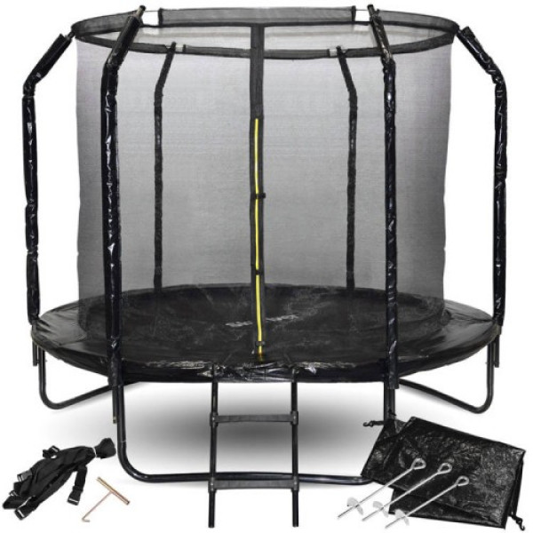 Батут садовый SKYFLYER + стремянка 8FT 244см TR0033