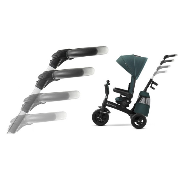 Триколісний велосипед Kinderkraft EasyTwist Black