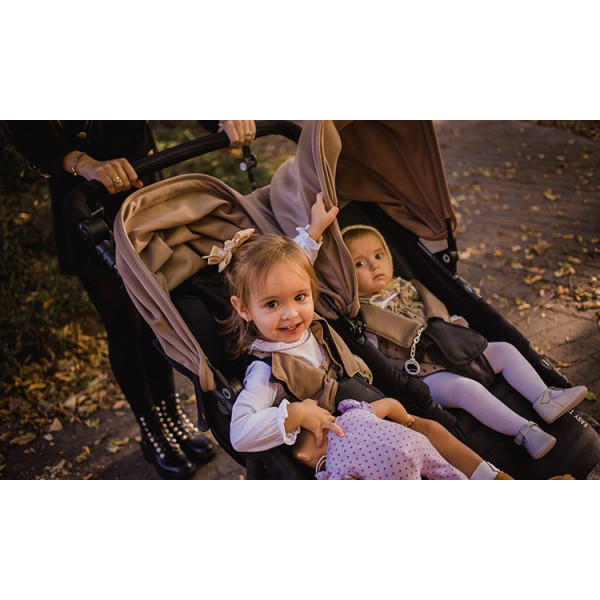 Прогулянкова коляска для двійні Baby Monsters EASY TWIN 3.0S LT