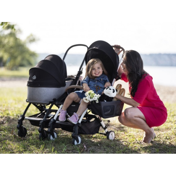Прогулочная коляска Bumprider Connect 3 WHITE/BLACK + аксессуары