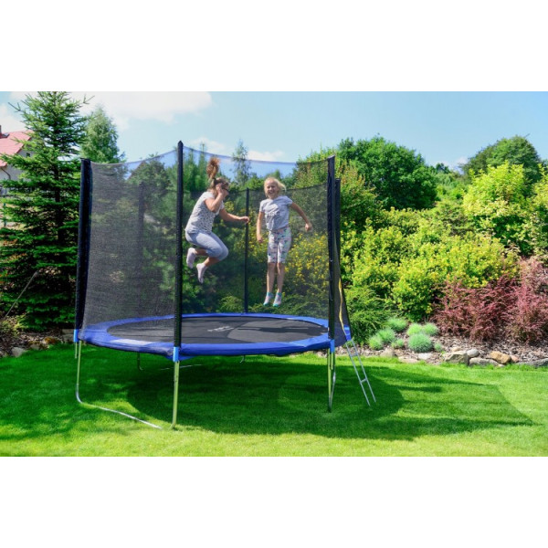 Батут для дітей FunFit з драбиною 312 см