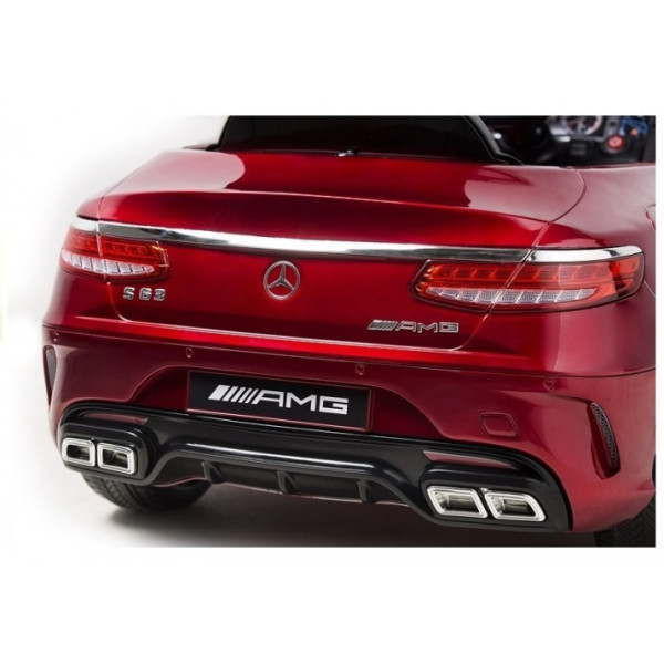 Дитячий електромобіль LEANToys Mercedes S63 Лакований