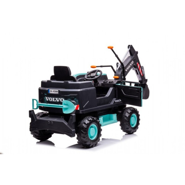Дитячий електромобіль LEANToys ескаватор Volvo DK-VE888 Blue