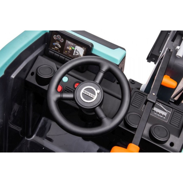 Дитячий електромобіль LEANToys ескаватор Volvo DK-VE888 Blue