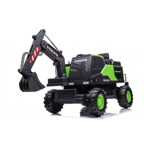 Детский электромобиль LEANToys эскаватор Volvo DK-VE888 Green