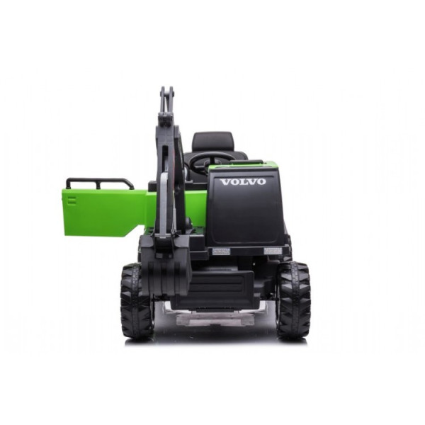 Детский электромобиль LEANToys эскаватор Volvo DK-VE888 Green