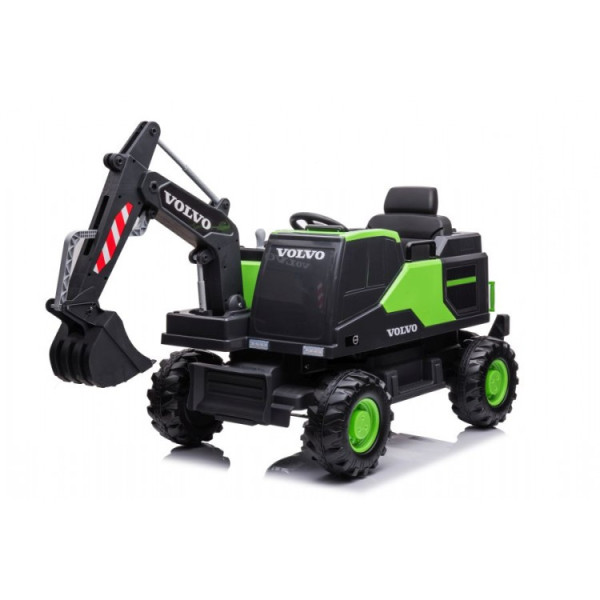 Детский электромобиль LEANToys эскаватор Volvo DK-VE888 Green