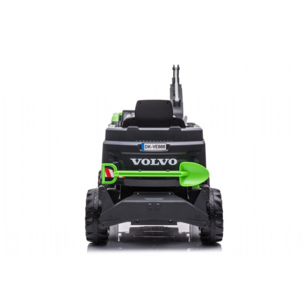 Детский электромобиль LEANToys эскаватор Volvo DK-VE888 Green