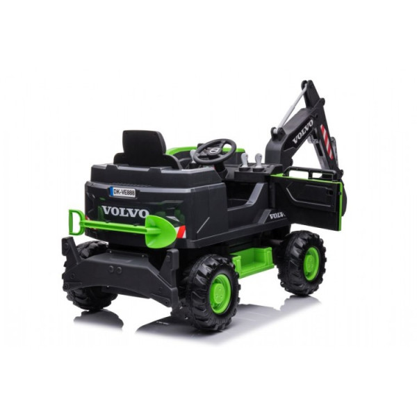 Детский электромобиль LEANToys эскаватор Volvo DK-VE888 Green